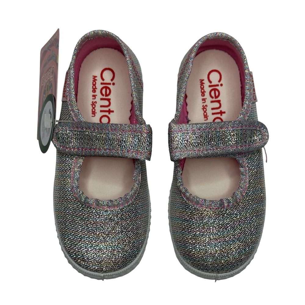Cienta Multicolor Sparkle‎ Mary Jane Shoes